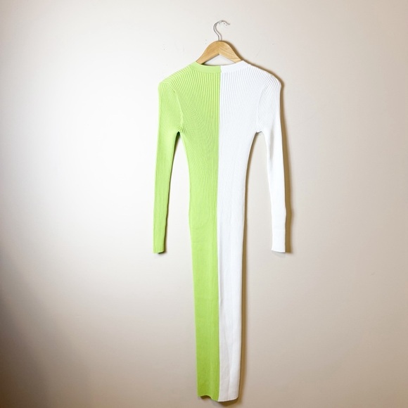 STAUD Shoko sweater dress / cardigan in poppy rosebud size Small - Picture 6 of 10